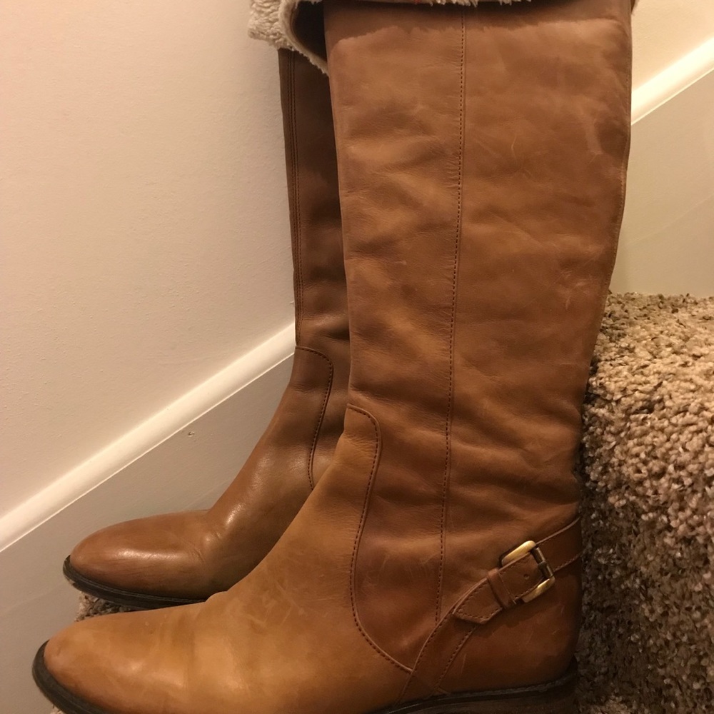 Knee Boots Leather